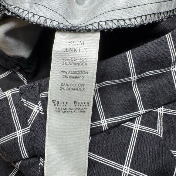 White House / Black Market women’s black and white pants. Size 00 - Picture 7 of 7